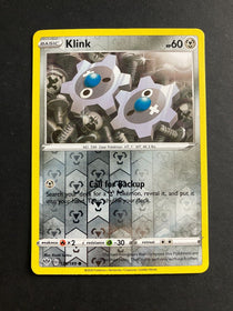 Pokemon Klink 125/189 Darkness Ablaze Reverse Holo LP