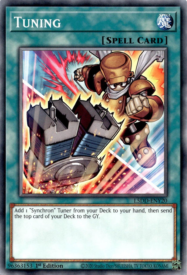 Yugioh Tuning L5DD-ENY20 (Alt Art) Common 1st Edition NM