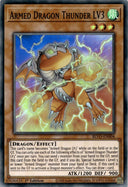 Yugioh Armed Dragon Thunder LV3 BLVO-EN004 Super Rare 1st Edition LP