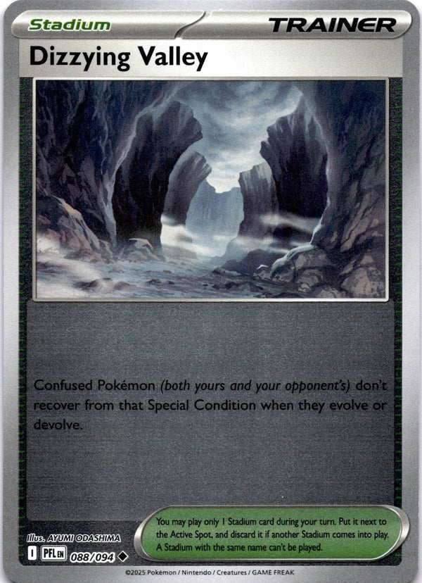 Pokemon Dizzying Valley 088/094 Phantasmal Flames Reverse Holo NM