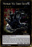 Yugioh Number 106: Giant Hand PGL3-EN075 Gold Rare 1st Edition MP