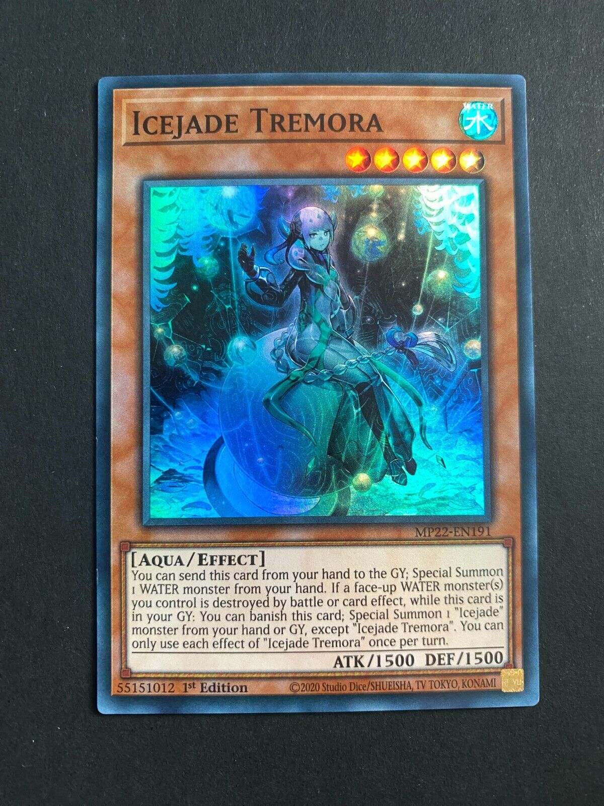 Yugioh Icejade Tremora MP22-EN191 Super Rare 1st Edition NM