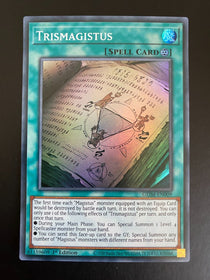 Yugioh Trismagistus GEIM-EN009 1st Edition Super Rare NM/MINT