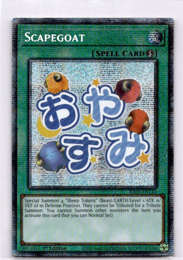 Yugioh Scapegoat RA05-EN111 NA Print Starlight Rare 1st Edition NM