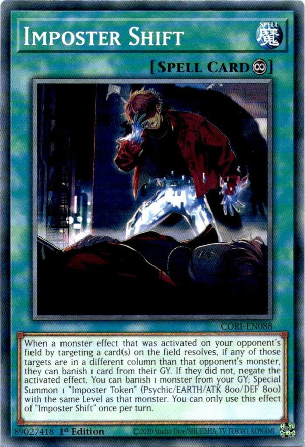 Yugioh Imposter Shift CORI-EN088 Common 1st Edition NM