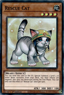 Yugioh Rescue Cat RA02-EN001 Super Rare Alt Art 1st Edition LP