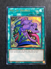 Yugioh Pot of Desires RA01-EN056 Ultra Rare 1st Edition NM