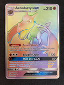 Pokemon Aerodactyl GX 244/236 Unified Minds Full Art Holo MINT