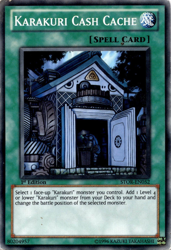 Yugioh Karakuri Cash Cache STOR-EN052 Common 1st Edition HP