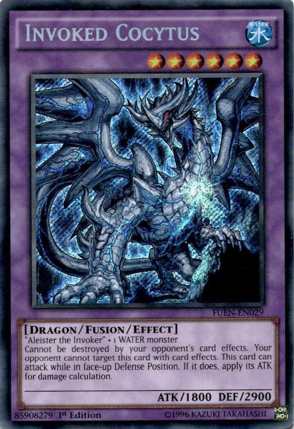 Yugioh Invoked Cocytus FUEN-EN029 Secret Rare 1st Edition VLP/NM
