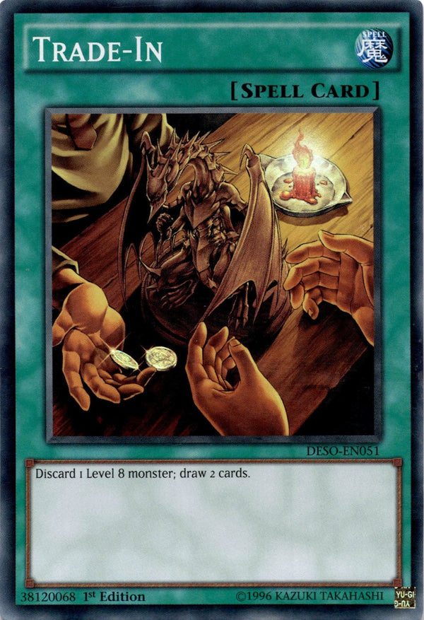 Yugioh Trade-In DESO-EN051 Super Rare 1st Edition MP