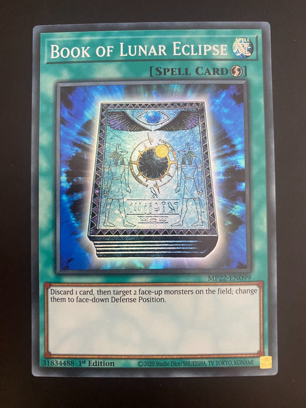 Yugioh Book of Lunar Eclipse MP22-EN099 1st Edition Super Rare NM/MINT