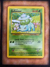 Pokemon Bulbasaur 44/102 Base Set LP