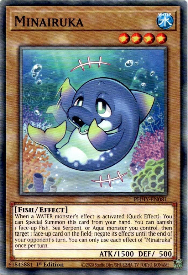 Yugioh Minairuka PHHY-EN081 Common 1st Edition NM