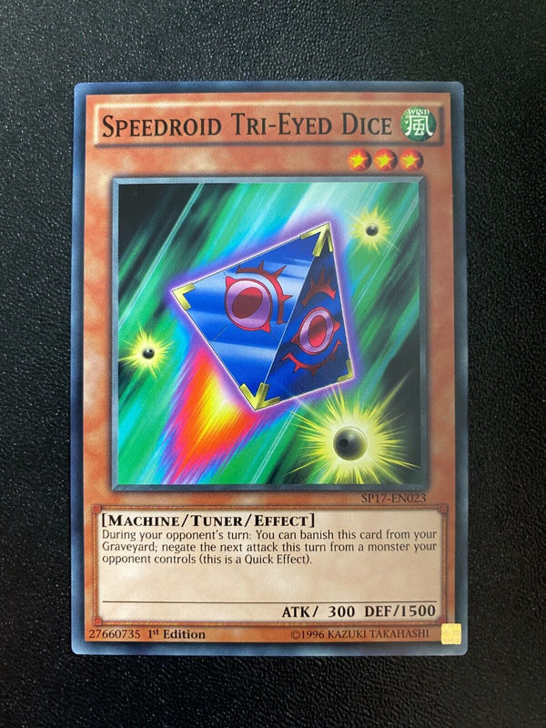 Yugioh Speedroid Tri-Eyed Dice SP17-EN023 Common 1st Edition NM