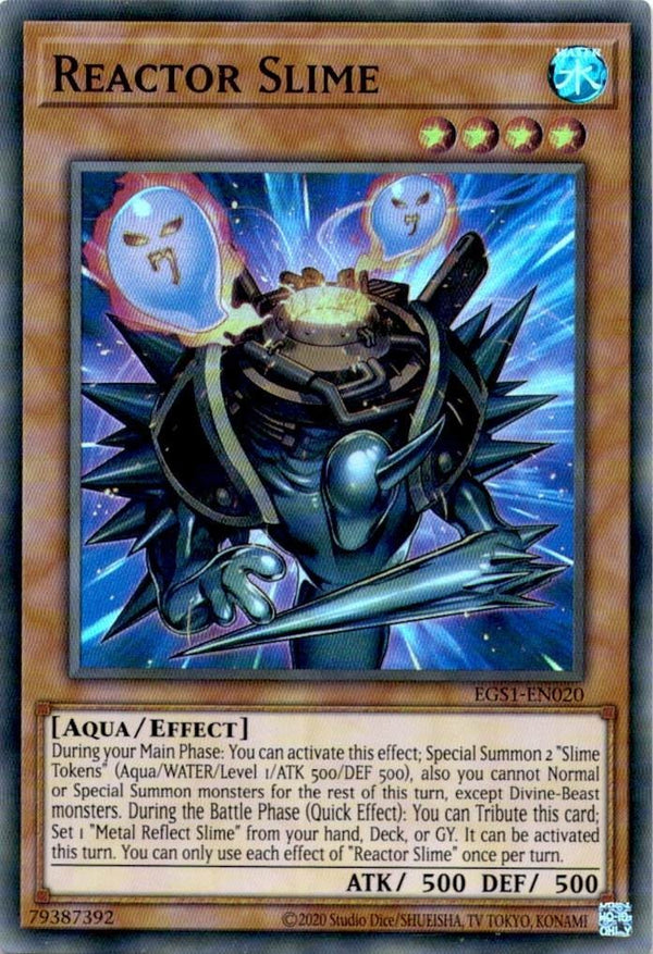 Yugioh Reactor Slime EGS1-EN020 Super Rare Unlimited Edition NM