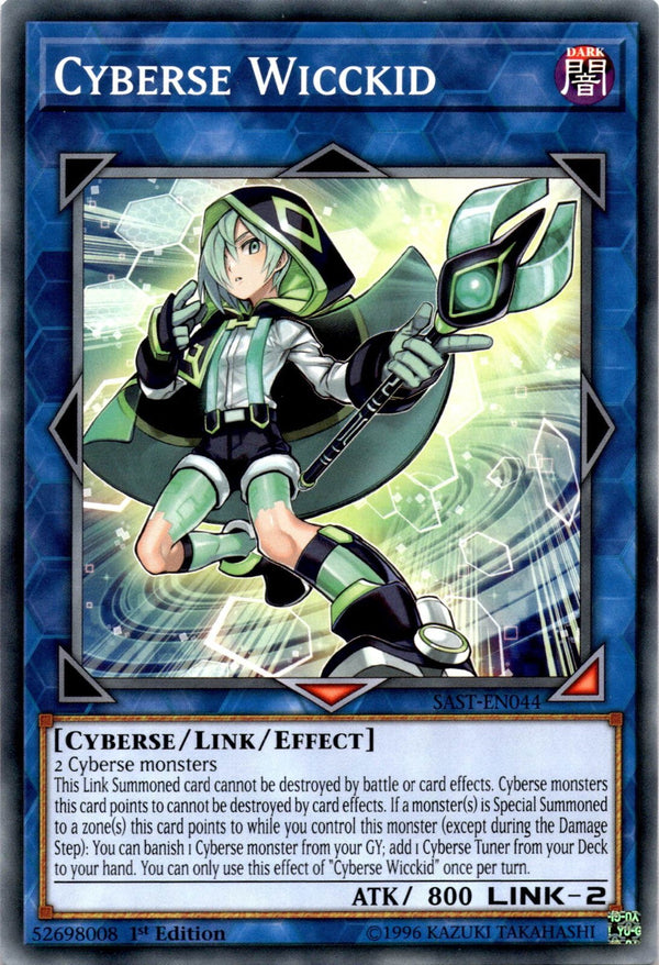 Yugioh Cyberse Wicckid SAST-EN044 Common 1st Edition NM