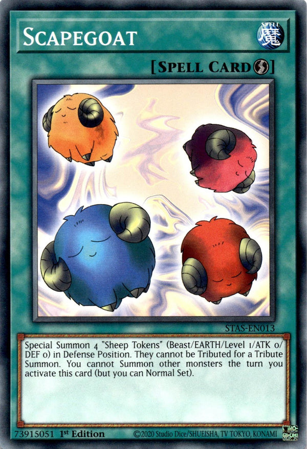 Yugioh Scapegoat STAS-EN013 Common 1st Edition NM