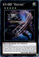 Yugioh K9-00 Hound JUSH-EN036 Super Rare 1st Edition NM