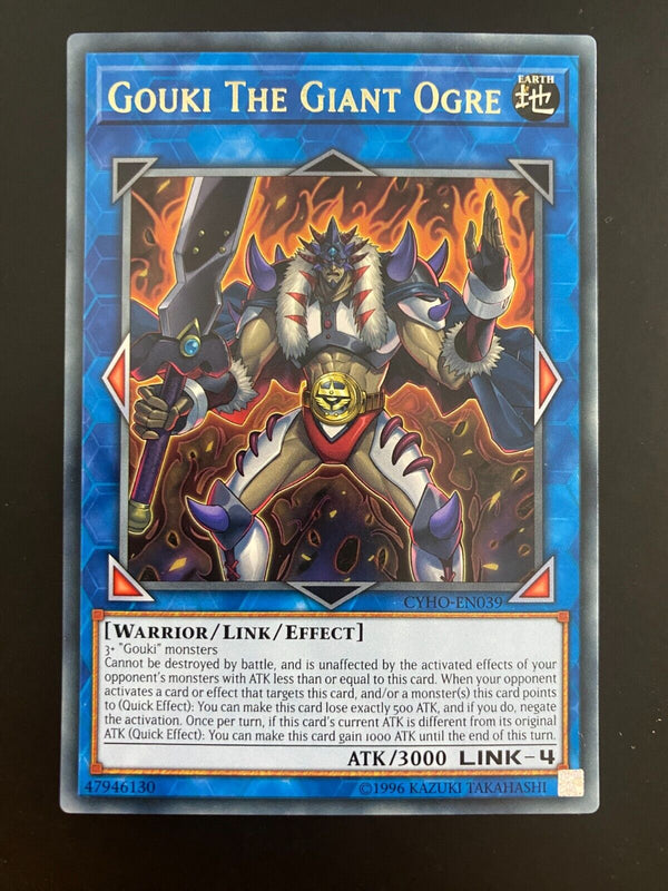 Yugioh Gouki The Giant Ogre CYHO-EN039 1st Edition MINT