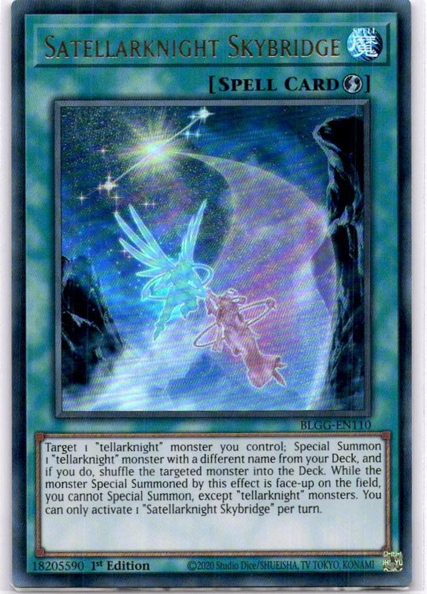 Yugioh Satellarknight Skybridge BLGG-EN110 Ultra Rare 1st Edition NM