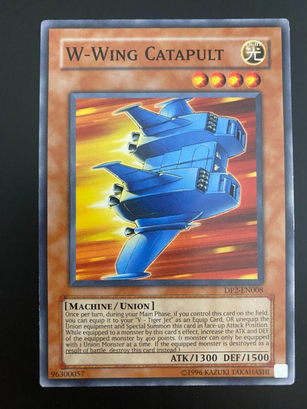 Yugioh W-Wing Catapult DP2-EN008 1st Edition Common MP/LP