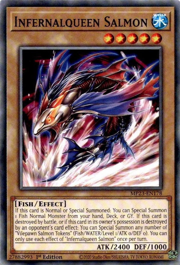 Yugioh Infernalqueen Salmon MP23-EN178 Common 1st Edition NM
