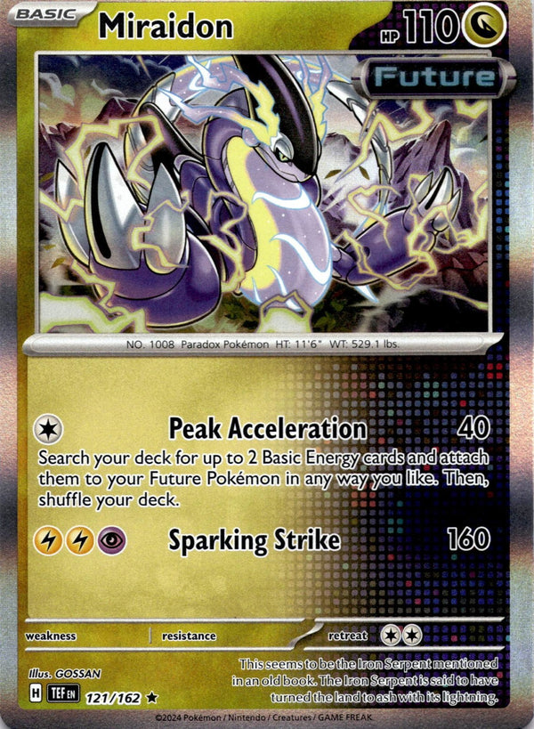 Pokemon Miraidon 121/162 Temporal Forces Holo NM