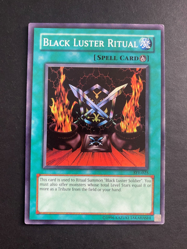 Yugioh Black Luster Ritual SYE-025 Super Rare Unlimited Edition HP/MP