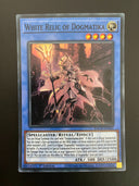 Yugioh White Relic of Dogmatika BACH-EN035 Super Rare 1st Edition NM/MINT