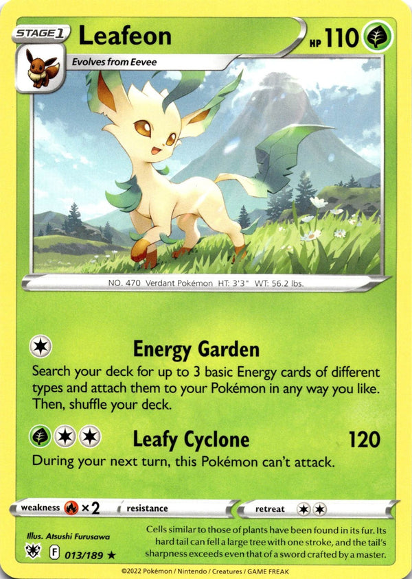 Pokemon Leafeon 013/189 Astral Radiance Non Holo NM