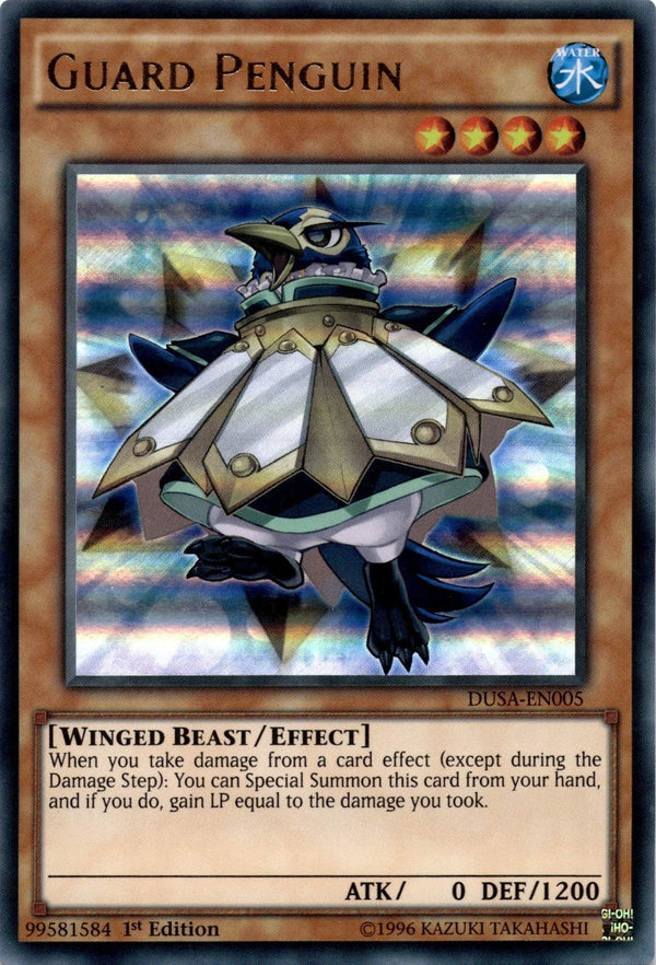 Yugioh Guard Penguin DUSA-EN005 Ultra Rare 1st Edition VLP/NM