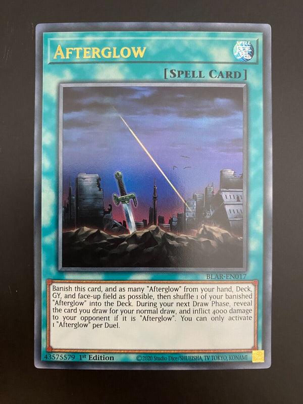 Yugioh Afterglow BLAR-EN017 1st Edition Ultra Rare VLP/NM