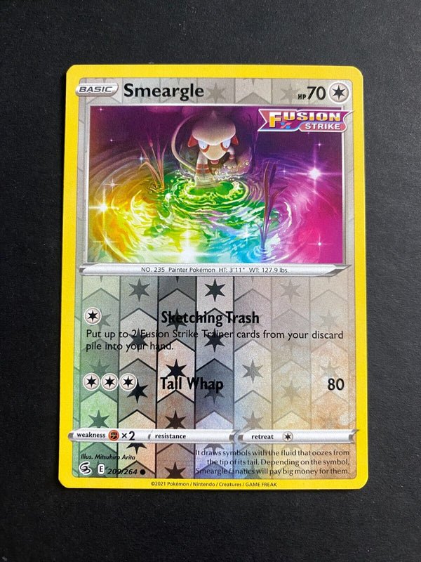 Pokemon Smeargle 209/264 Fusion Strike Reverse Holo NM