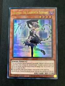 Yugioh Arianna the Labrynth Servant TAMA-EN017 Ultra Rare 1st Edition NM