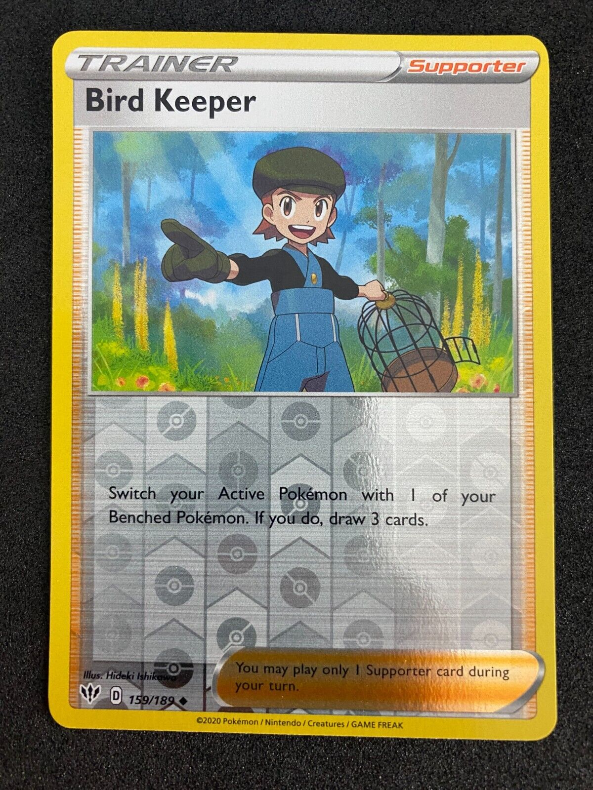 Pokemon Bird Keeper 159/189 Darkness Ablaze Reverse Holo NM-MINT