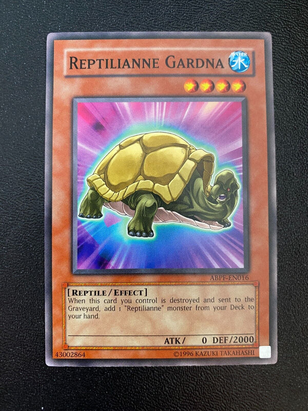 Yugioh Reptilianne Gardna ABPF-EN016 Common Unlimited Edition NM