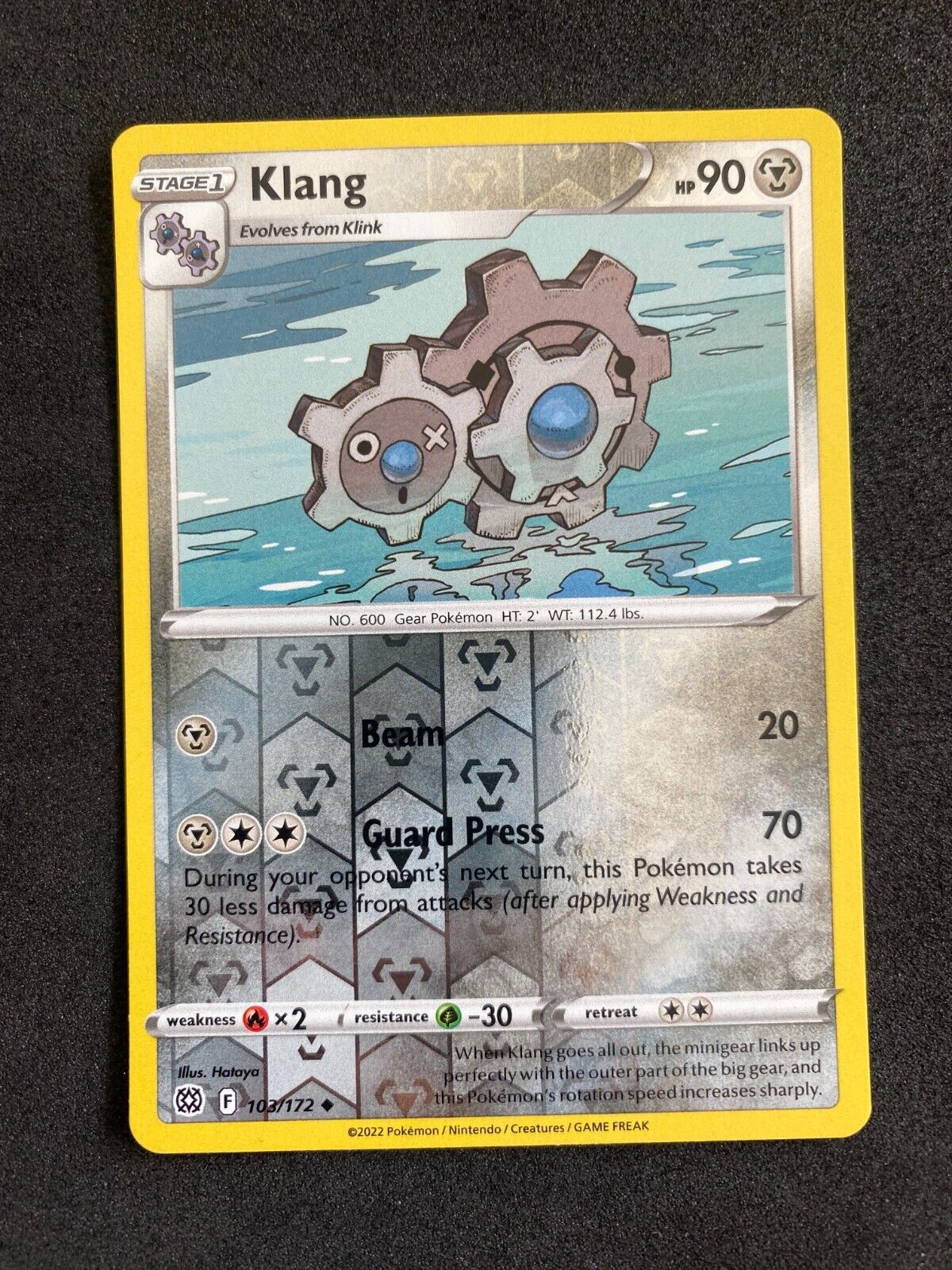 Pokemon Klang 103/172 Brilliant Stars Reverse Holo NM