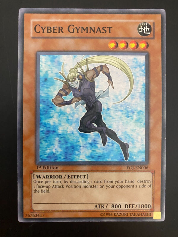 Yugioh Cyber Gymnast EOJ-EN006 1st Edition Common MP