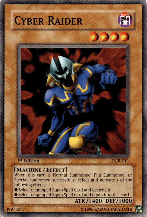 Yugioh Cyber Raider DCR-011 Common 1st Edition HP