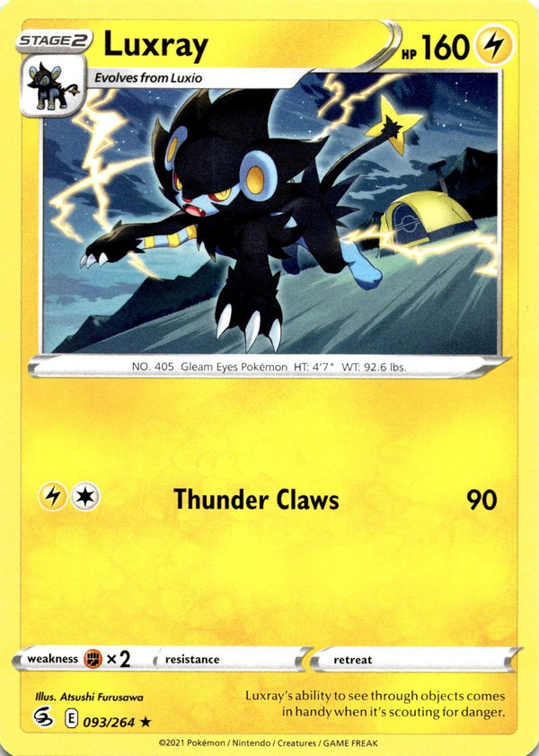 Pokemon Luxray 093/264 Fusion Strike Non Holo VLP/NM