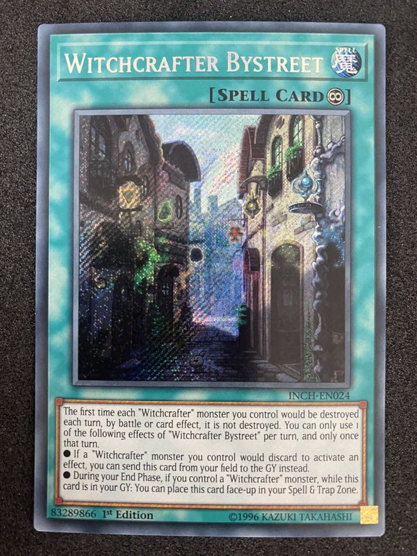 Yugioh Witchcrafter Bystreet INCH-EN024 Secret Rare 1st Edition NM