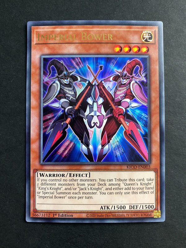 Yugioh Imperial Bower KICO-EN003 Ultra Rare 1st Edition NM