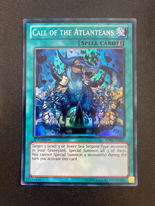 Yugioh Call of the Atlanteans SDRE-EN023 Super Rare 1st Edition LP