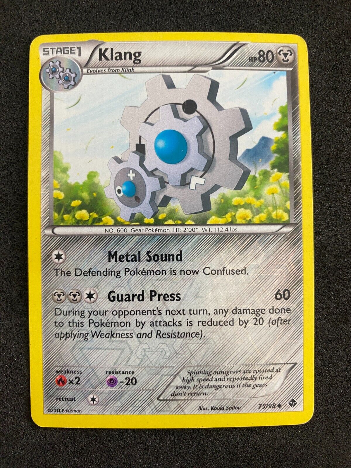 Pokemon Klang 75/98 Emerging Powers Reverse Holo LP