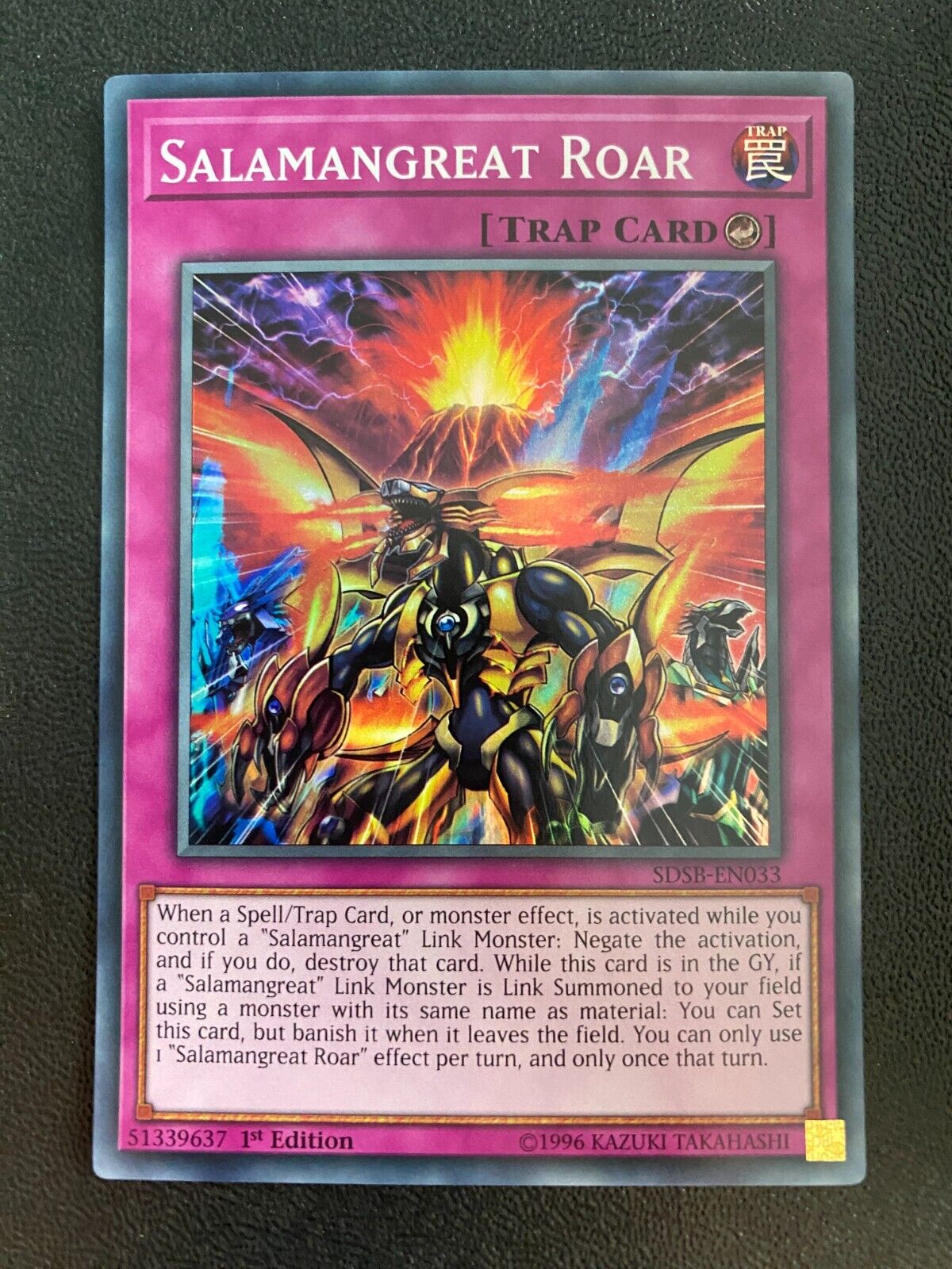 Yugioh Salamangreat Roar SDSB-EN033 Super Rare 1st Edition VLP/NM