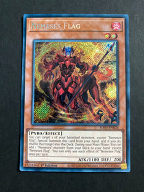 Yugioh Nemeses Flag RA03-EN024 Secret Rare 1st Edition NM