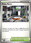 Pokemon Risky Ruins 127/132 Mega Evolution Non Holo NM