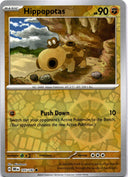 Pokemon Hippopotas 105/182 Destined Rivals Reverse Holo NM