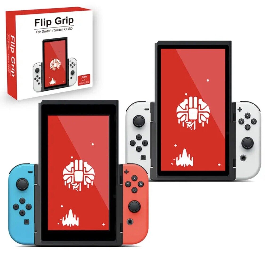 FLIP GRIP Nintendo Switch/OLED Handheld Vertical Mode Gaming Accessory Brand New